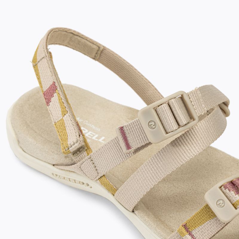 Women's Merrell District 3 Backstrap Web hiking sandals beige J005434 8