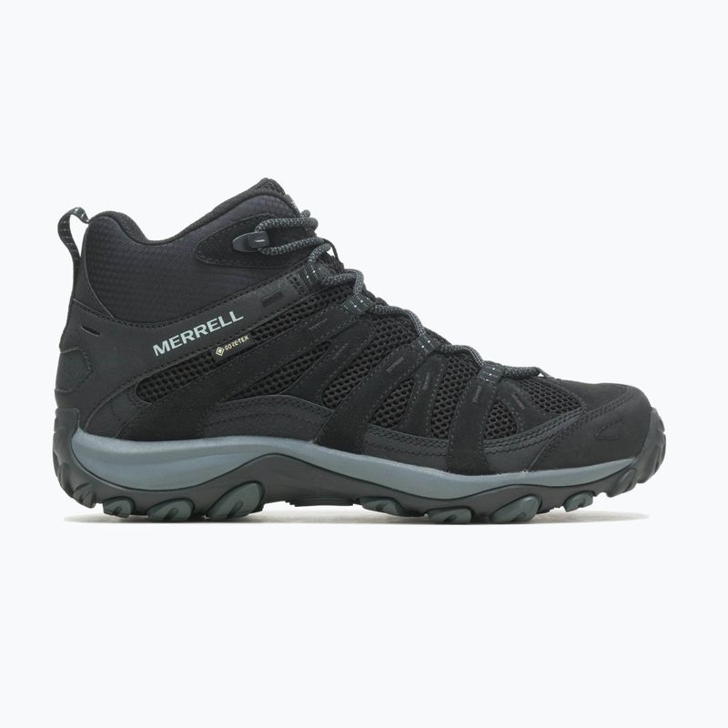 Men's hiking boots Merrell Alverstone 2 Mid GTX black/ black 9