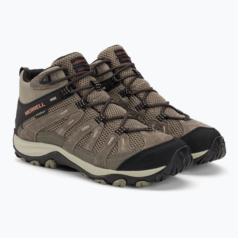 Men's trekking boots Merrell Alverstone 2 Mid WP boulder/brindle 4