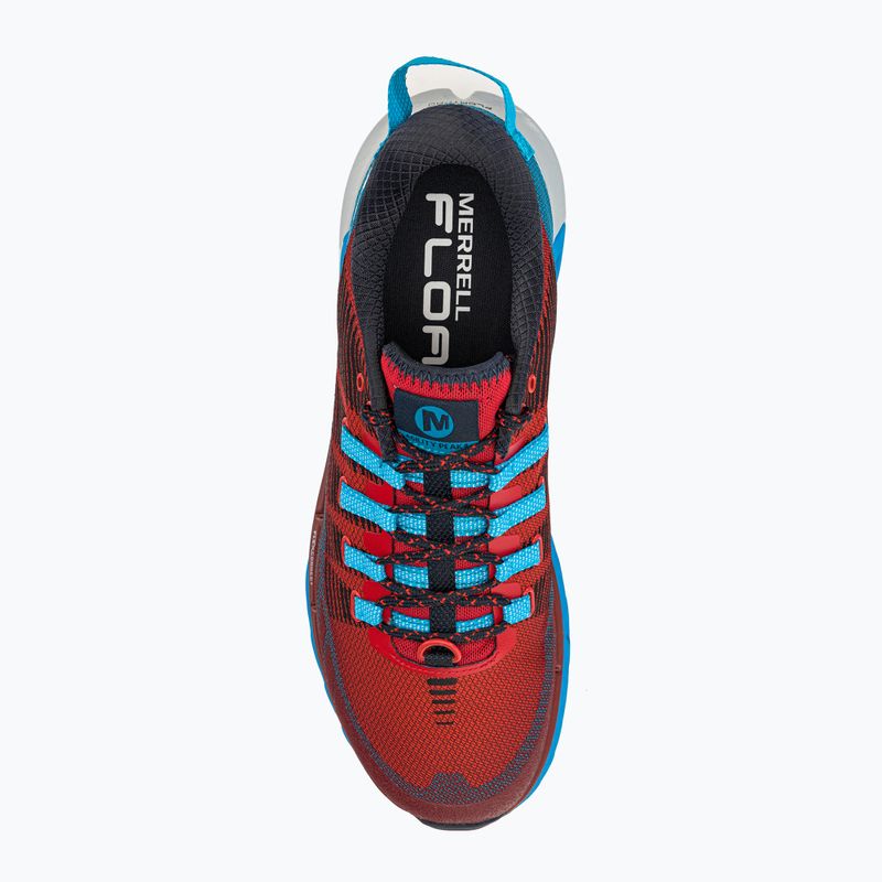 Men's Merrell Agility Peak 4 red-blue running shoes J067463 7