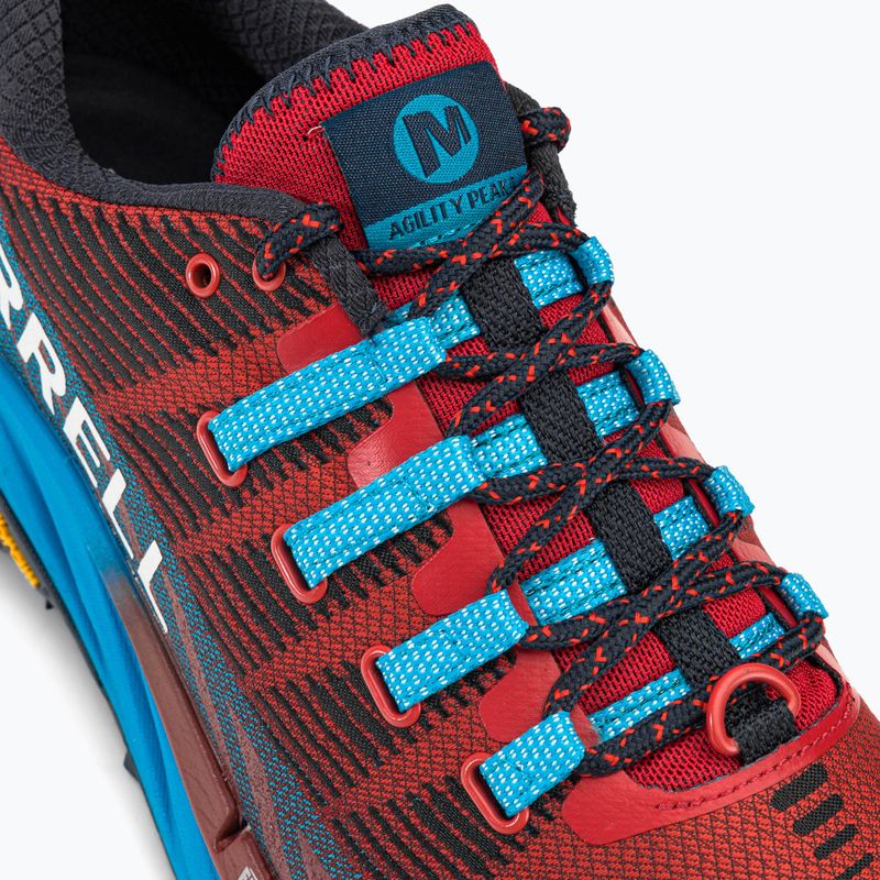 Men's Merrell Agility Peak 4 red-blue running shoes J067463 9