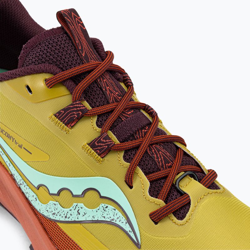 Men's running shoes Saucony Peregrine 13 yellow-orange S20838-35 9