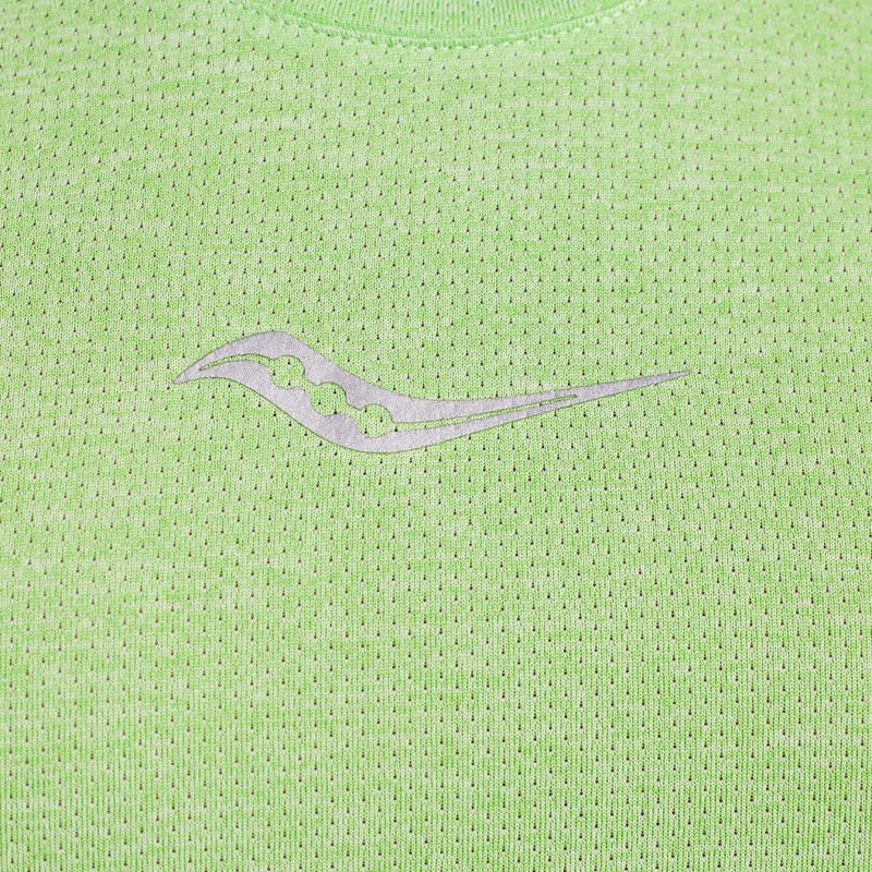 Men's Saucony Stopwatch Graphics Singlet running shirt green SAM800325-INHS3 3