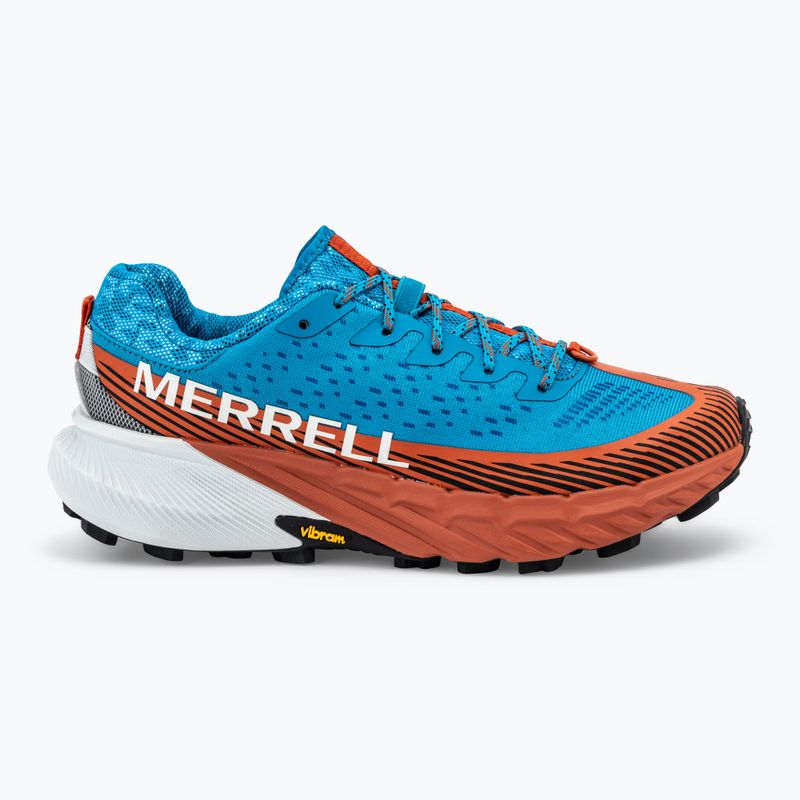 Merrell Agility Peak 5 tahoe / cloud men's running shoes 2