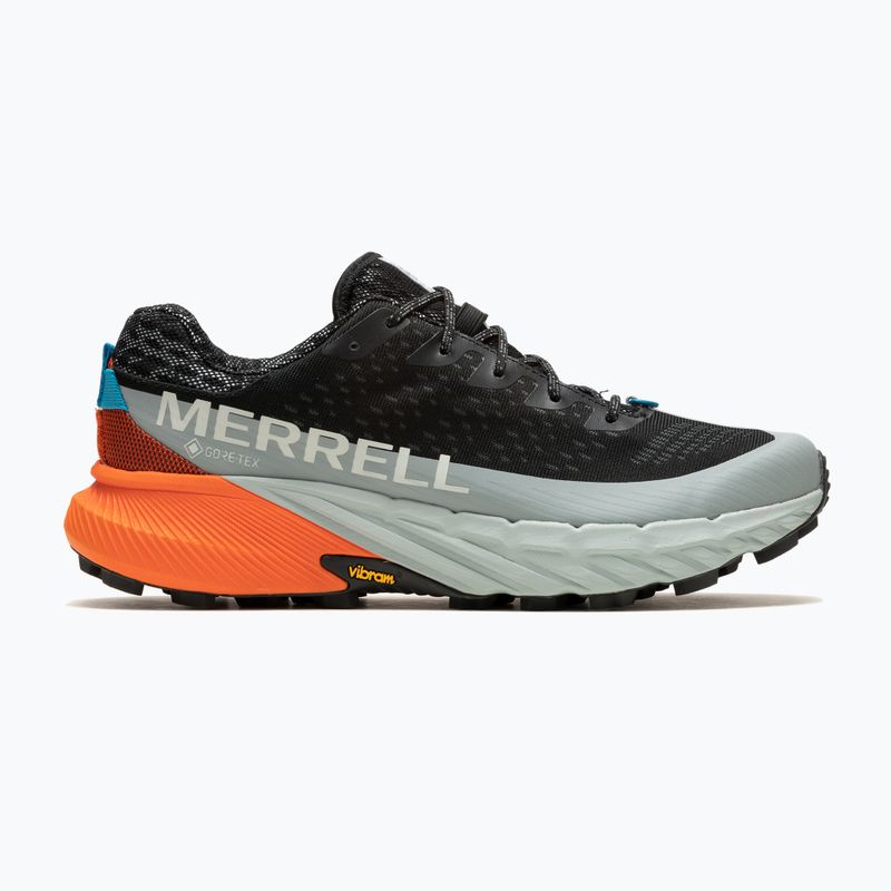 Merrell Agility Peak 5 Gtx black / tangerine men's running shoes 9