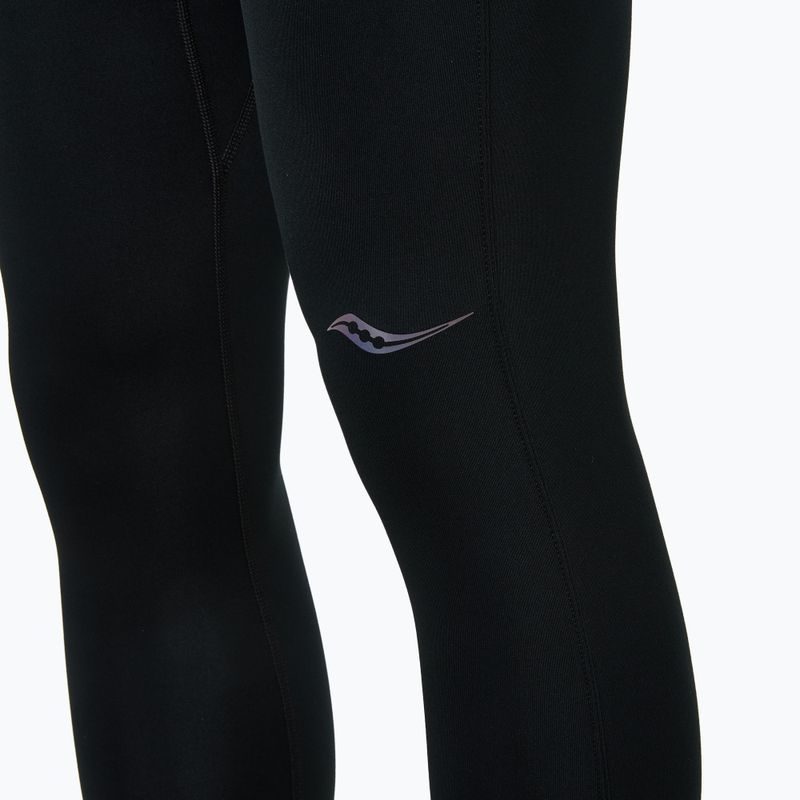 Men's running leggings Saucony Fortify black 3