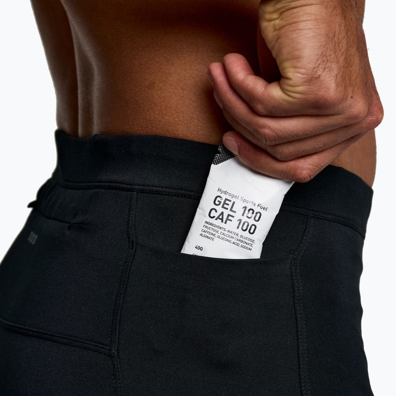 Men's Saucony Fortify Lined Half black running shorts 4