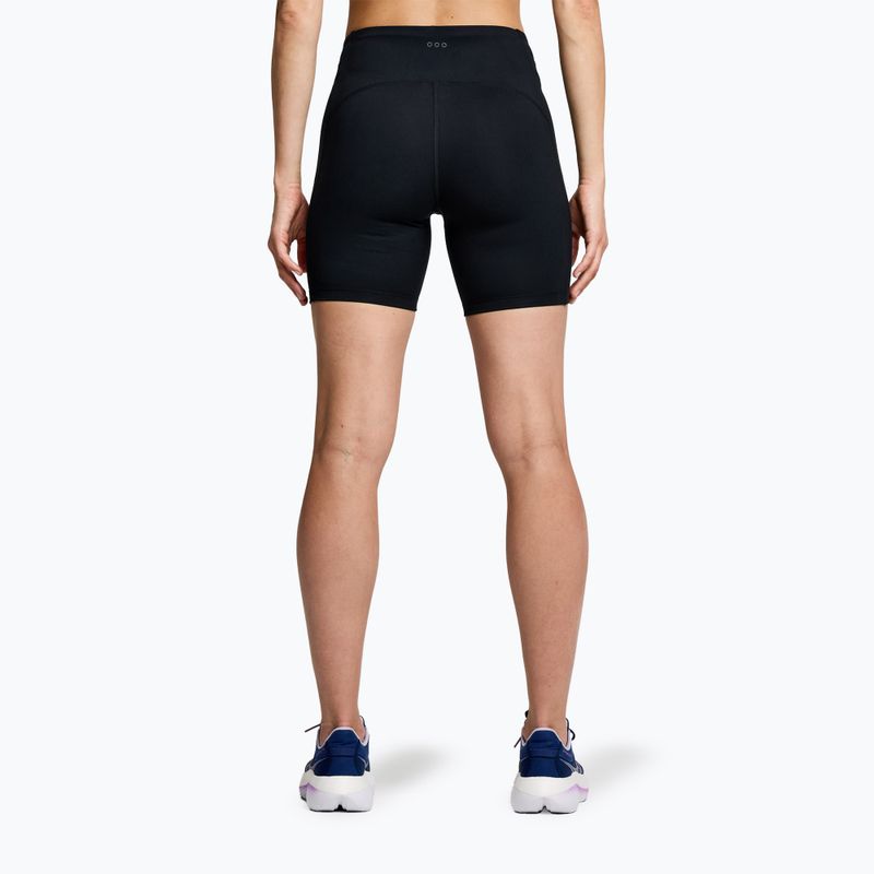 Women's running shorts Saucony Fortify 6" black 2