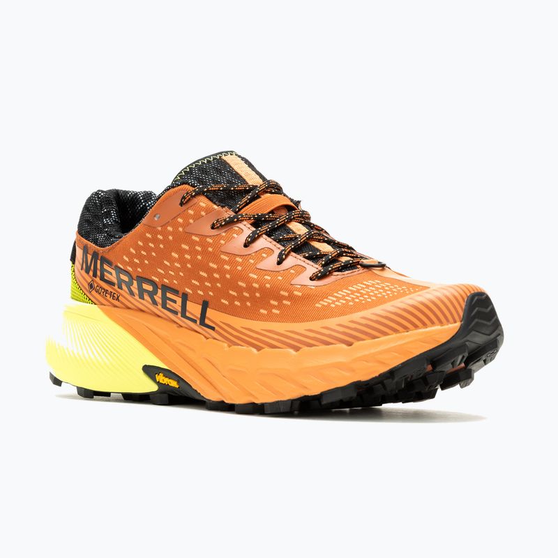 Merrell Agility Peak 5 Gtx men's running shoes clay / melon 8