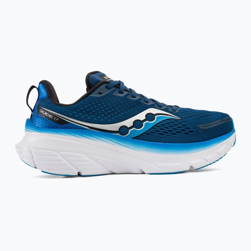 Men's Saucony Guide 17 navy/cobalt running shoes 2