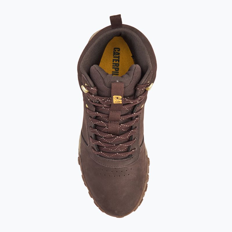 CATerpillar men's shoes Hex Ready Mid coffe bean 5