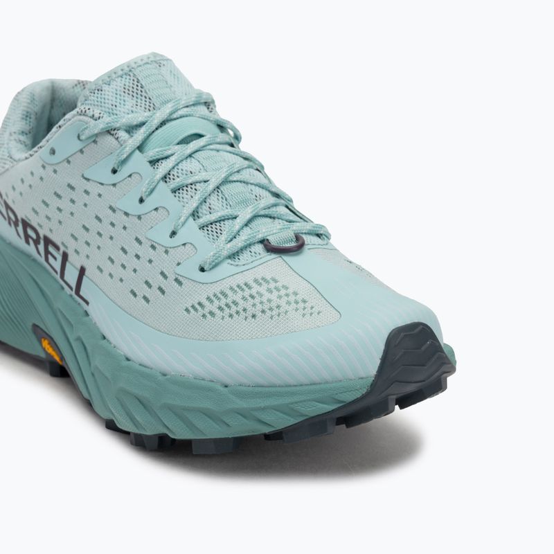 Merrell Agility Peak 5 frost blue women's running shoes 7