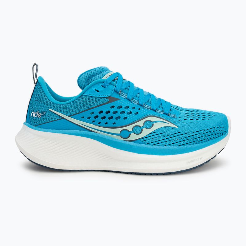 Women's running shoes Saucony Ride 17 viziblue/mirage 2