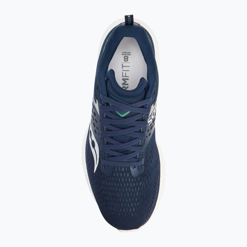 Men's running shoes Saucony Ride 17 navy/ gum 5