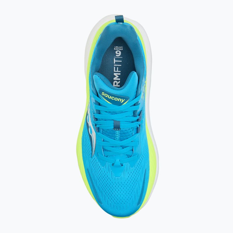 Men's running shoes Saucony Hurricane 22 viziblue/citron 5