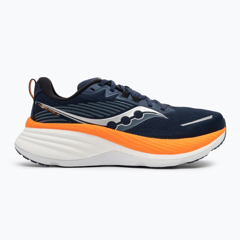 Men's running shoes Saucony Hurricane 24 navy/peel 2