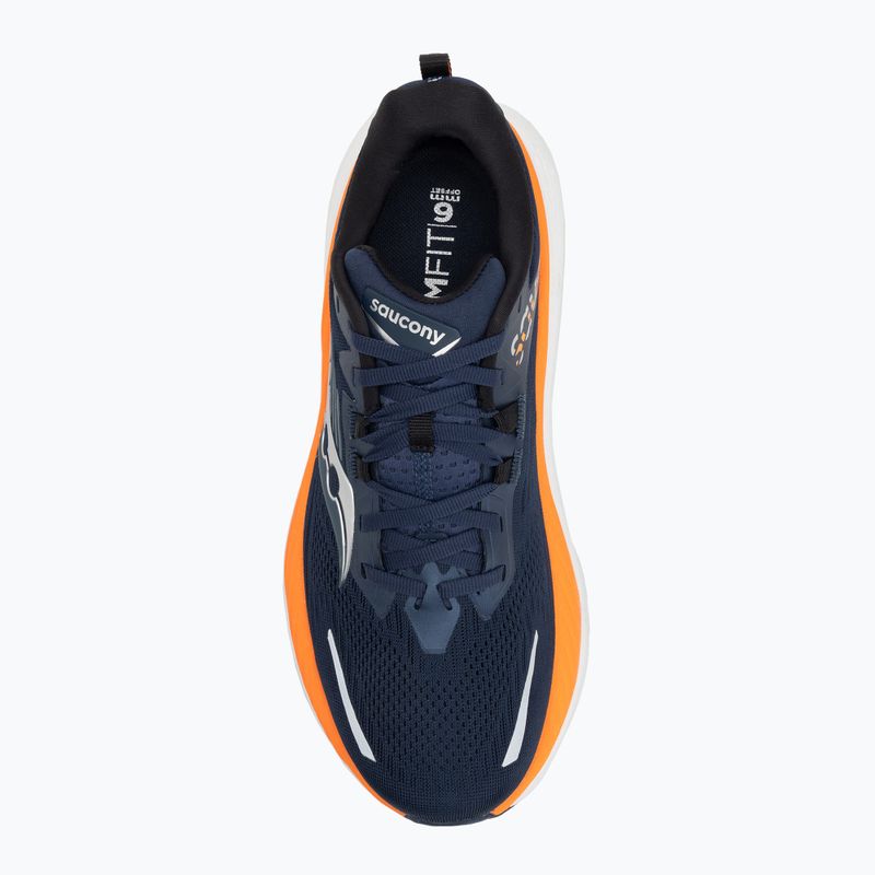 Men's running shoes Saucony Hurricane 24 navy/peel 5