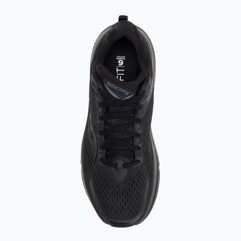 Men's running shoes Saucony Guide 17 black/black 5