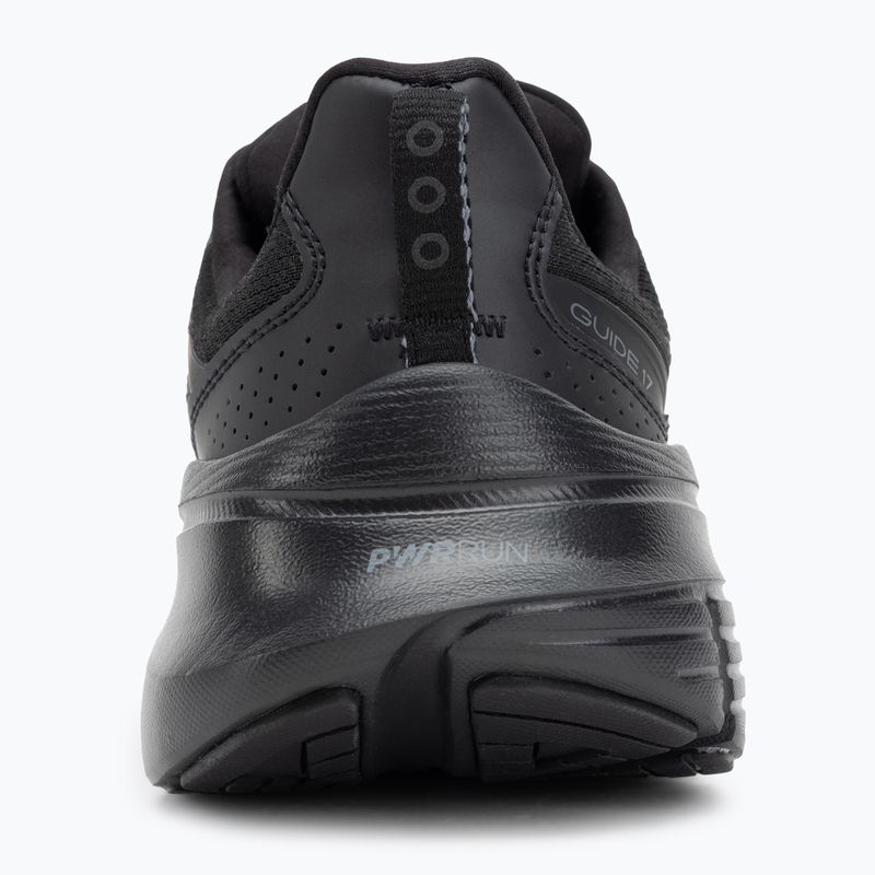 Men's running shoes Saucony Guide 17 black/black 6