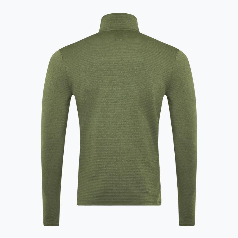 Men's Saucony Triumph 3D 1/2 Zip bough heather running sweatshirt 2
