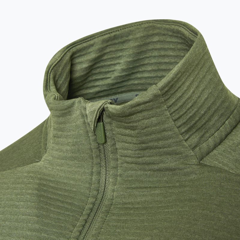 Men's Saucony Triumph 3D 1/2 Zip bough heather running sweatshirt 4