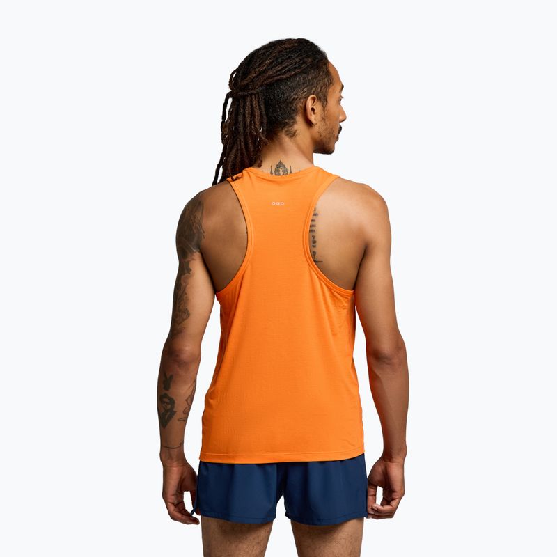 Men's running tank top Saucony Stopwatch Singlet pepper heather 3