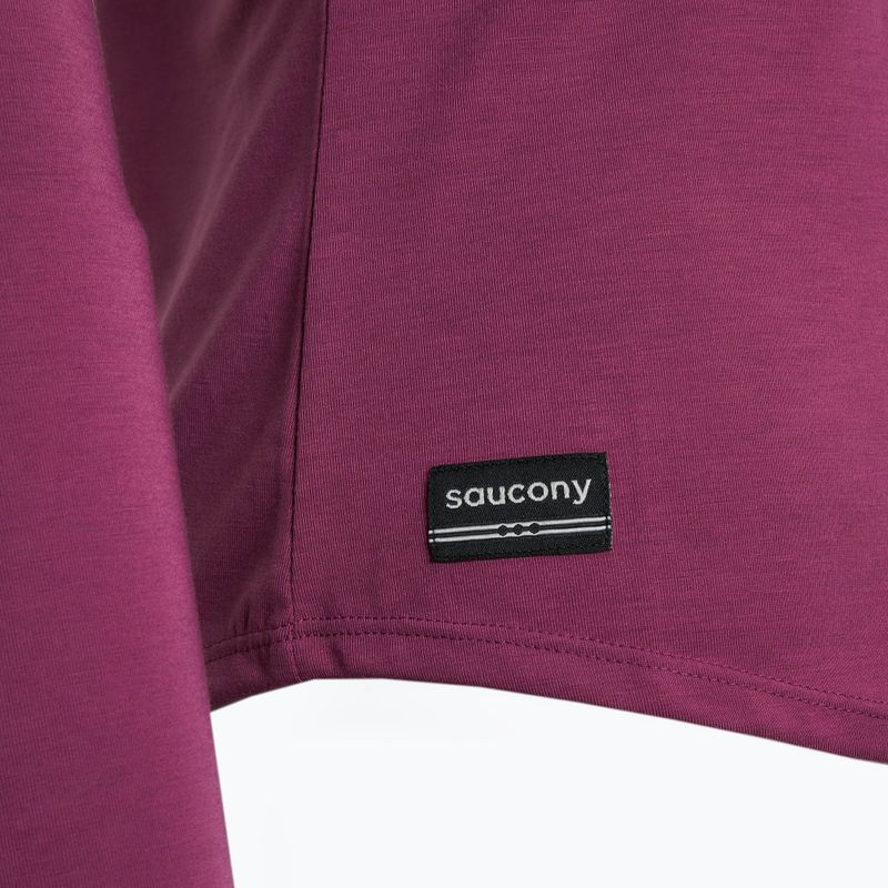 Women's Saucony Triumph plum running longsleeve 3