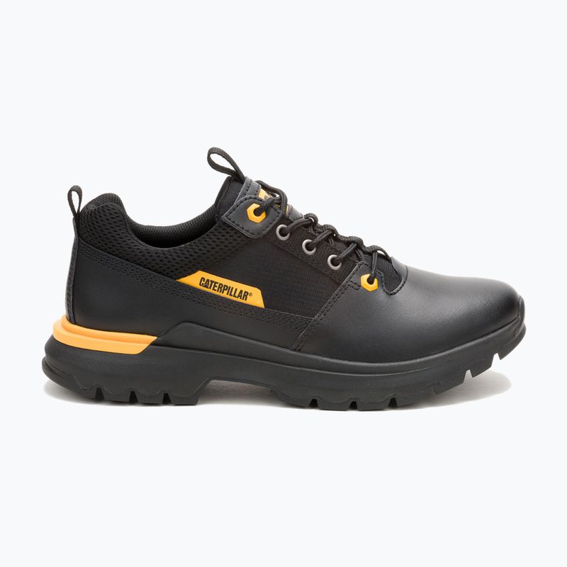 Men's CATerpillar Colorado Sneaker Lo black / cat yellow shoes 9