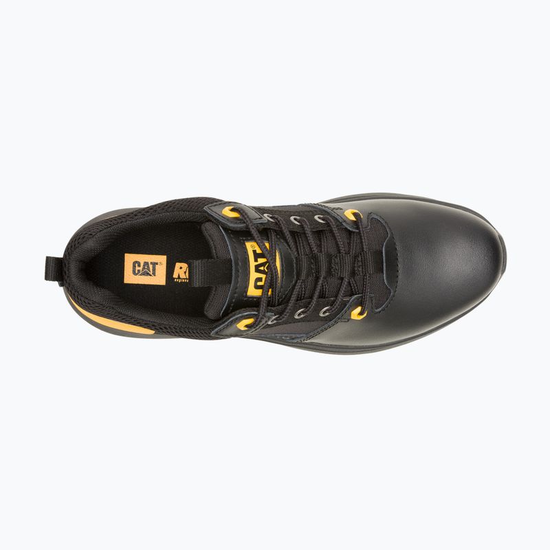Men's CATerpillar Colorado Sneaker Lo black / cat yellow shoes 14