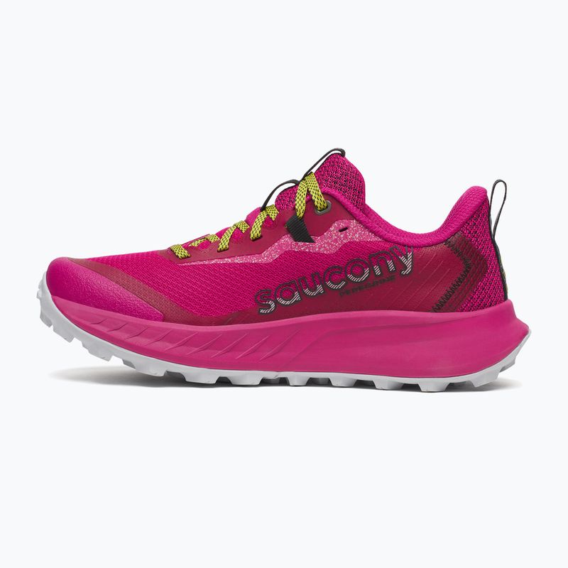 Women's running shoes Saucony Peregine 15 magenta / black 9