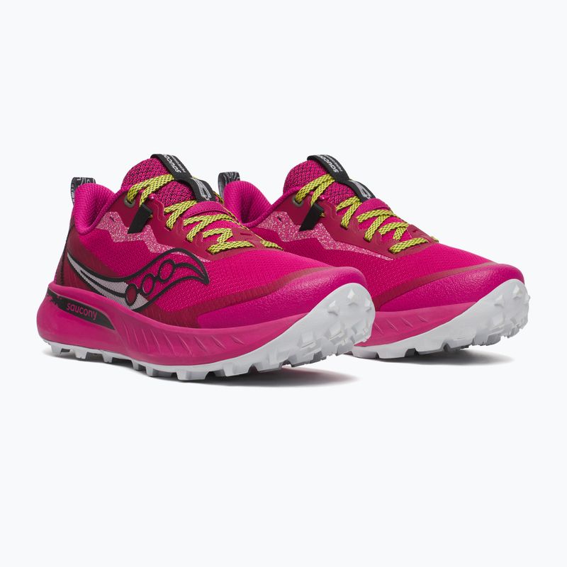 Women's running shoes Saucony Peregine 15 magenta / black 11