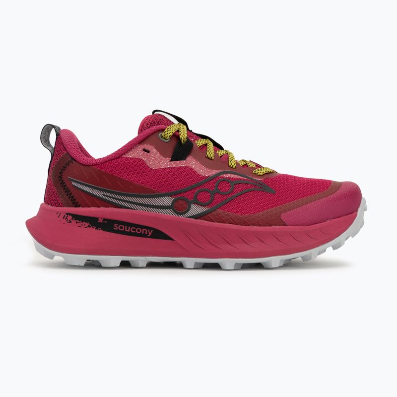 Women's running shoes Saucony Peregine 15 magenta / black 2
