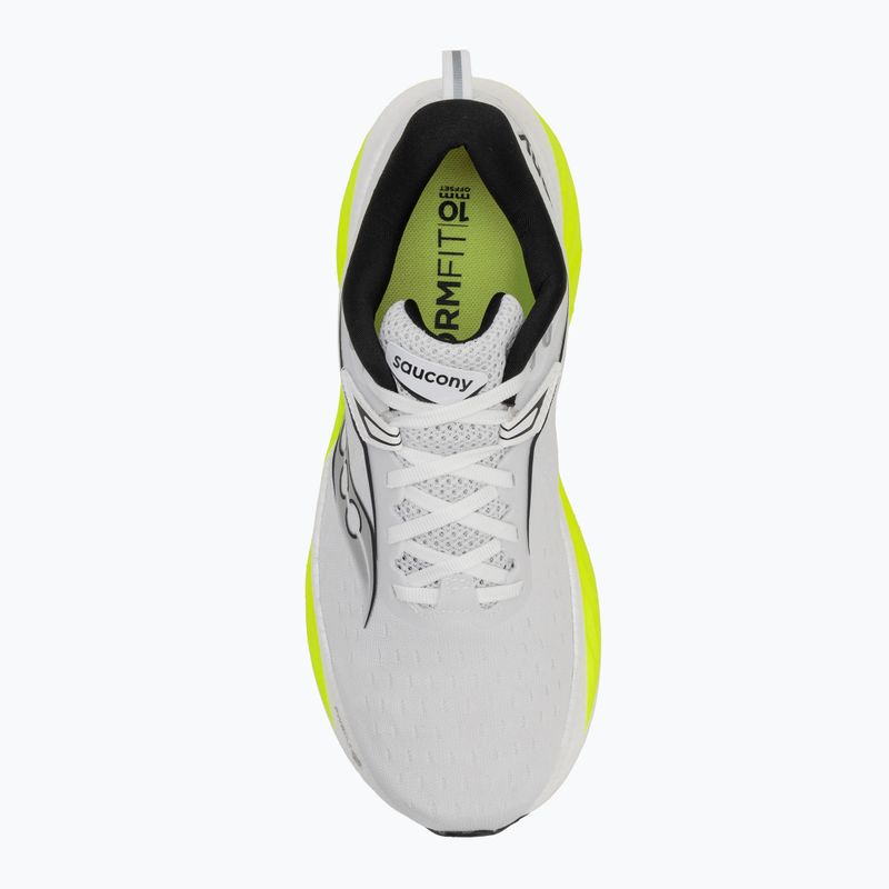 Men's running shoes Saucony Triumph 22 white / citron 5