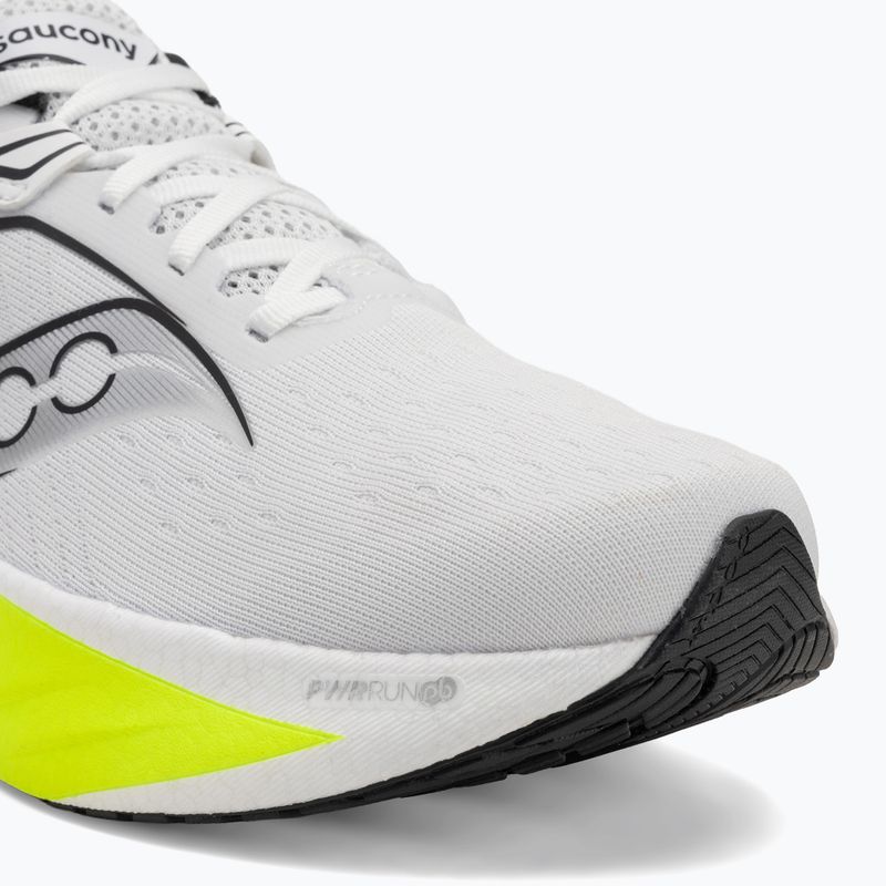 Men's running shoes Saucony Triumph 22 white / citron 7