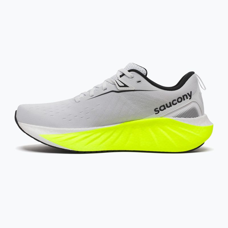 Men's running shoes Saucony Triumph 22 white / citron 9