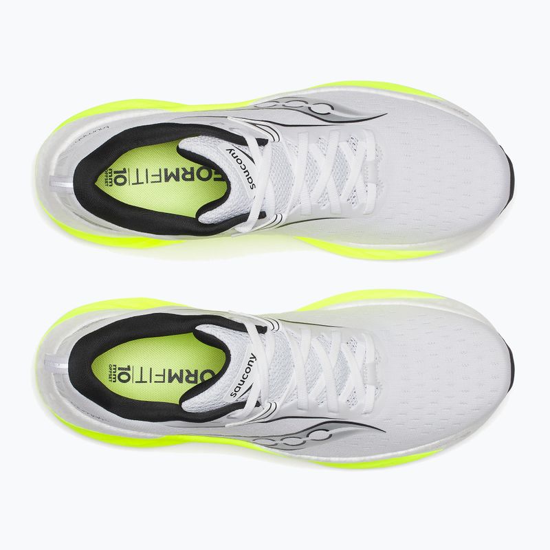 Men's running shoes Saucony Triumph 22 white / citron 12