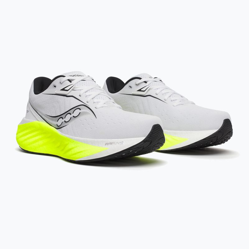 Men's running shoes Saucony Triumph 22 white / citron 13