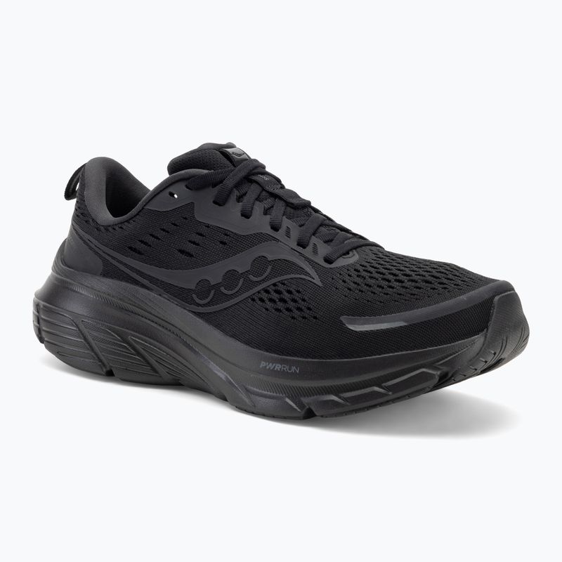 Men's Saucony Guide 18 triple black running shoes