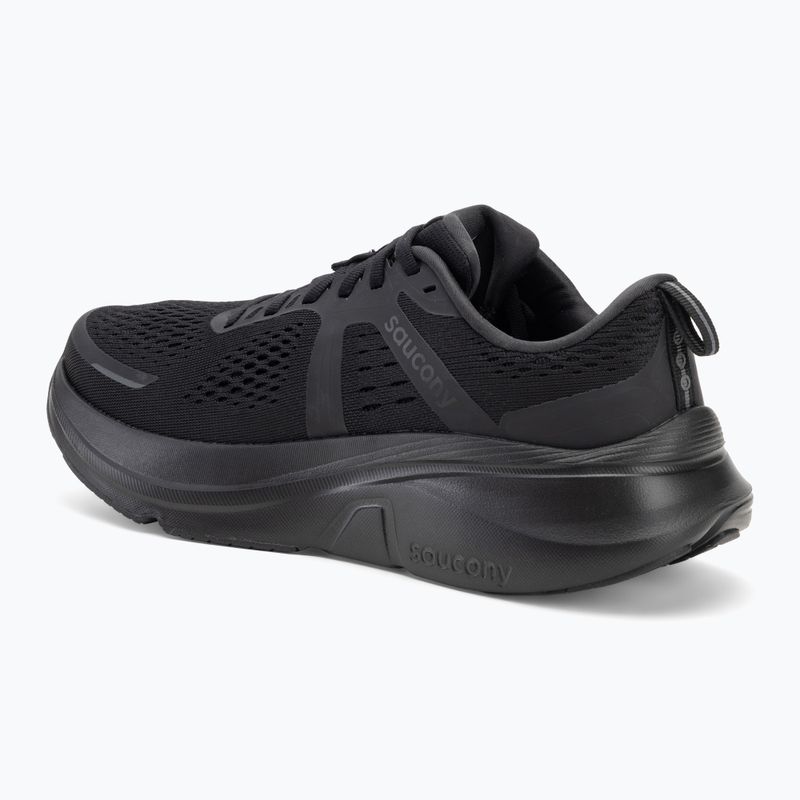 Men's Saucony Guide 18 triple black running shoes 3