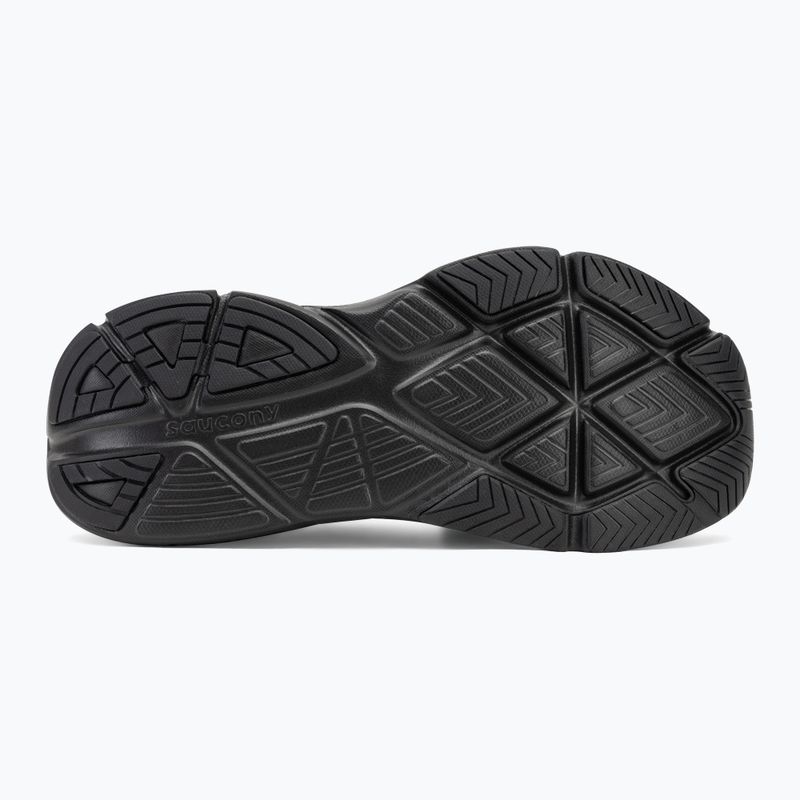 Men's Saucony Guide 18 triple black running shoes 4