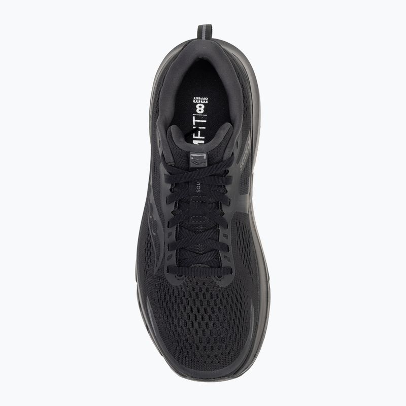 Men's Saucony Guide 18 triple black running shoes 5