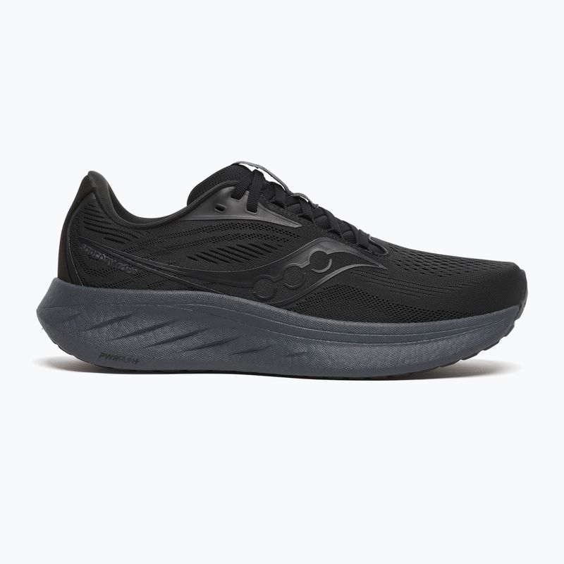 Men's running shoes Saucony Ride 18 black/shadow
