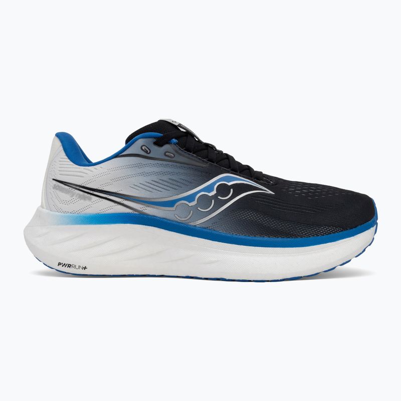 Men's running shoes Saucony Ride 18 black / skydiver 2