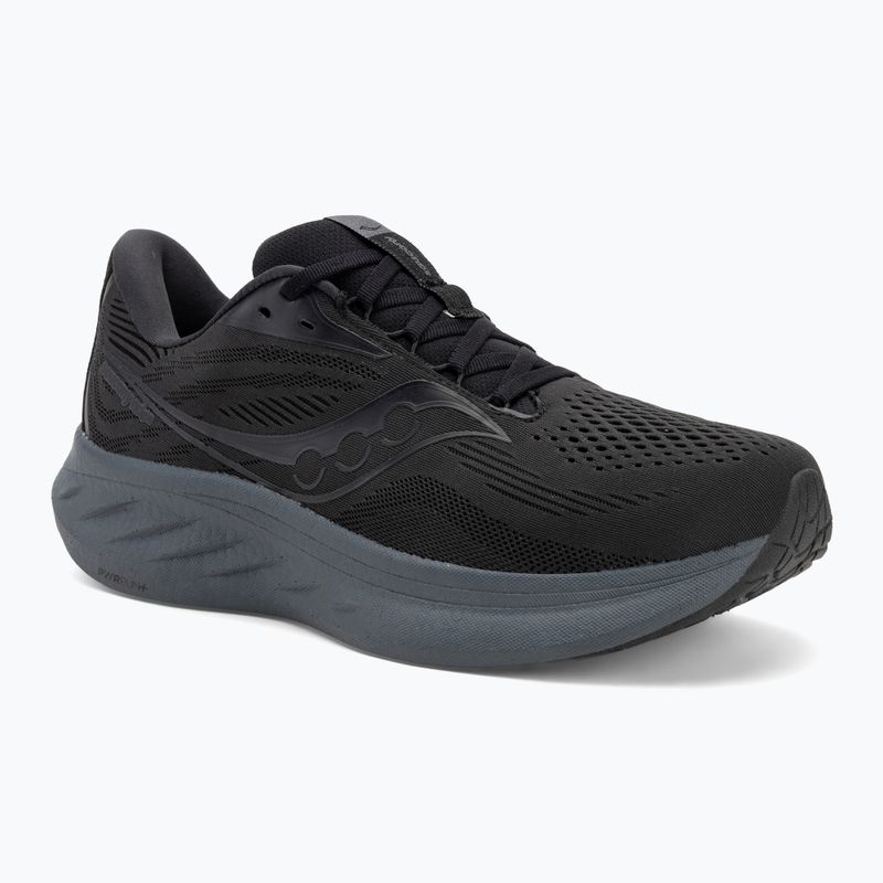 Men's running shoes Saucony Ride 18 black / shadow