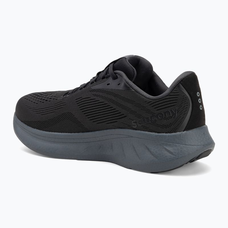 Men's running shoes Saucony Ride 18 black / shadow 3