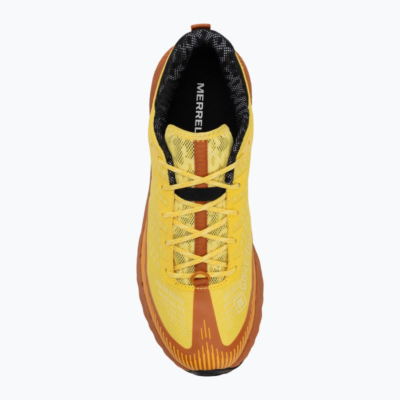 Men's Merrell Agility Peak 5 GTX daffodil running shoes 5