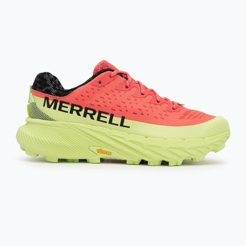 Merrell Agility Peak 5 blossom/mantis women's running shoes 2