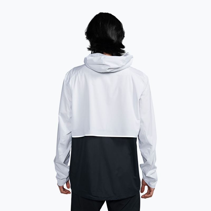 Men's running jacket Saucony Elite Runshield black/white 3