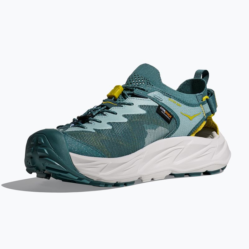 HOKA men's Hopara 2 druzy/mountain fog sandals 4