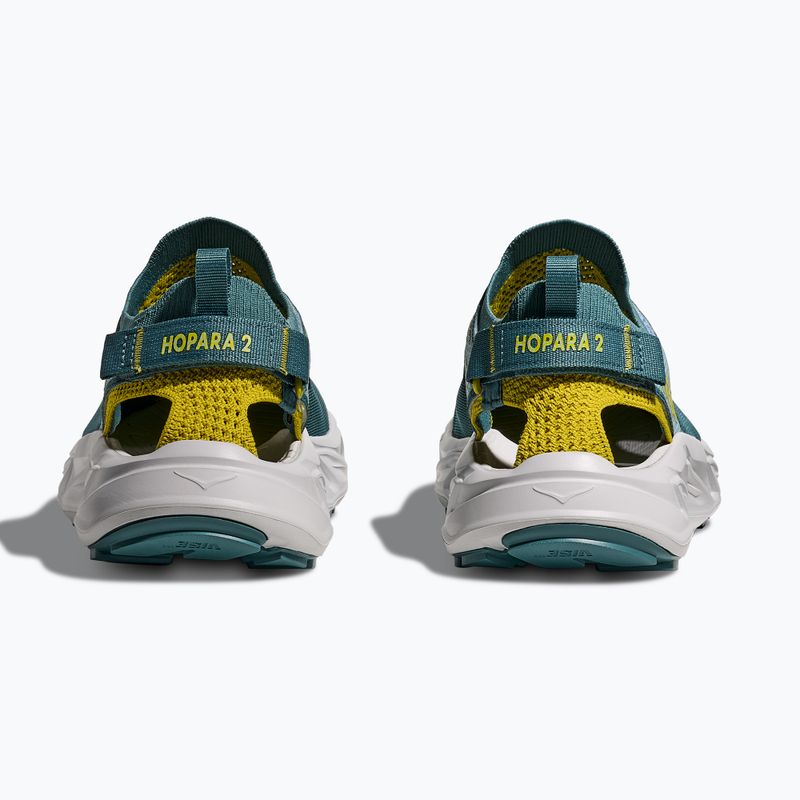 HOKA men's Hopara 2 druzy/mountain fog sandals 6